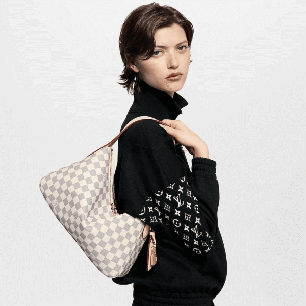 louis-vuitton-slouchy-pm-N00116_PM1_Cropped_20worn_20view-29a9e6c9a6c2.png Louis Vuitton Slouchy PM Small Damier Azur Shoulder Bag 33cm/13in N00116, Designer Handbags, Womens Purse, luxury bags