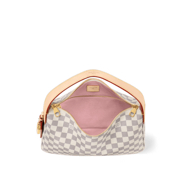 louis-vuitton-slouchy-pm-N00116_PM1_Interior_20view-c3f4966abc8f.png Louis Vuitton Slouchy PM Small Damier Azur Shoulder Bag 33cm/13in N00116, Designer Handbags, Womens Purse, luxury bags