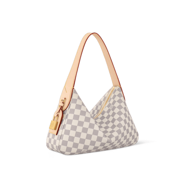 louis-vuitton-slouchy-pm-N00116_PM1_Side_20view-bad44462a24b.png Louis Vuitton Slouchy PM Small Damier Azur Shoulder Bag 33cm/13in N00116, Designer Handbags, Womens Purse, luxury bags