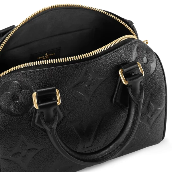 louis-vuitton-speedy-bandouliere-20-bag-M58953_PM1_Interior2_20view-ce0a5a6fb77f.webp Louis VuittonSpeedy Bandouliere Bag Monogram Empreinte Giant 20 Black 20cm M58953, Designer Handbags, Womens Purse, luxury bags