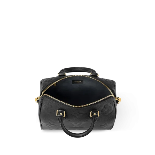 louis-vuitton-speedy-bandouliere-25-M58951_PM1_Interior_20view-62f5f7b86fba.webp Louis Vuitton Speedy Bandoulire 25 Monogram Empreinte Tourterelle Black 25cm M59273, Designer Handbags, Womens Purse, luxury bags