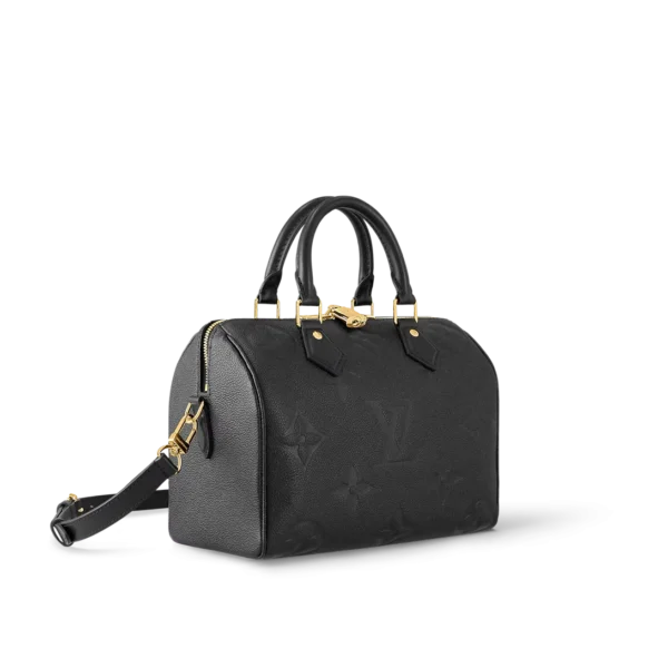 louis-vuitton-speedy-bandouliere-25-M58951_PM1_Side_20view-9770201c68b3.webp Louis Vuitton Speedy Bandoulire 25 Monogram Empreinte Tourterelle Black 25cm M59273, Designer Handbags, Womens Purse, luxury bags