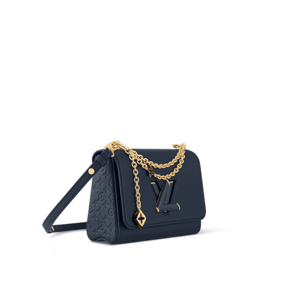 louis-vuitton-twist-mm-slim-M14342_PM1_Side_20view-90aeb4fdb28c.png Louis Vuitton Twist MM Slim Medium Navy Taurillon Leather Shoulder Bag 23cm/9.1in M14342, Designer Handbags, Womens Purse, luxury bags