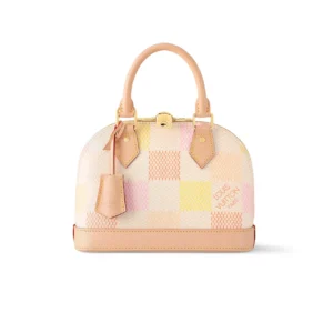 lvB1-1-6-3ad1e4ef50bf.webp Louis Vuitton Alma Bb Damier Canvas Peach 23Cm N40516, Designer Handbags, Womens Purse, luxury bags