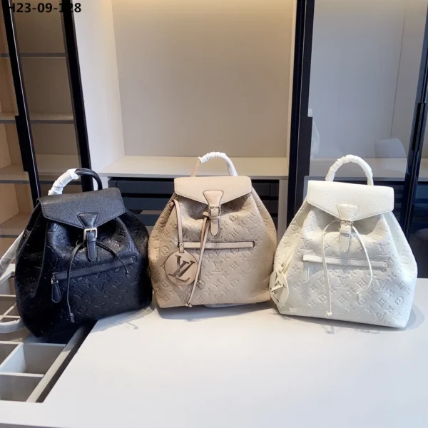 lvb11-1-f4775b121b11.webp Louis Vuitton Montsouris Backpack Empreinte Turtledove 32Cm M45410, Designer Handbags, Womens Purse, luxury bags