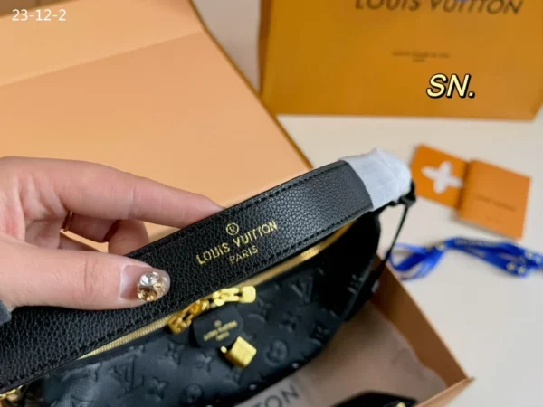 lvb79-2-fee775e7663e.webp Louis Vuitton Sac Sport Bag Monogram Empreinte Black 26Cm M46610, Designer Handbags, Womens Purse, luxury bags
